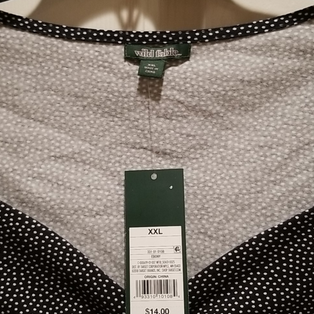 Wild fable  Poka dot crop top